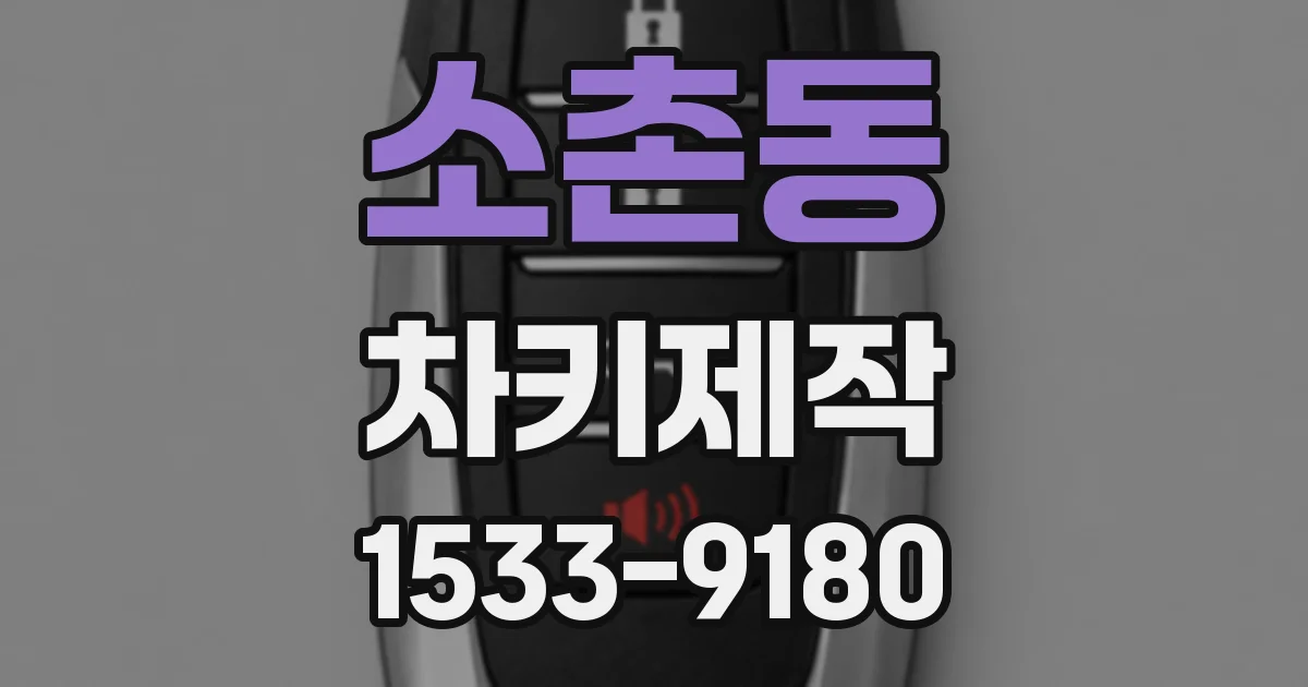 소촌동 차키제작