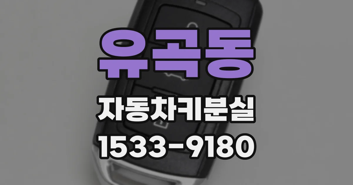유곡동 자동차키분실