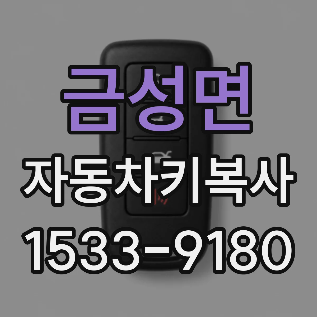 금성면 자동차키복사