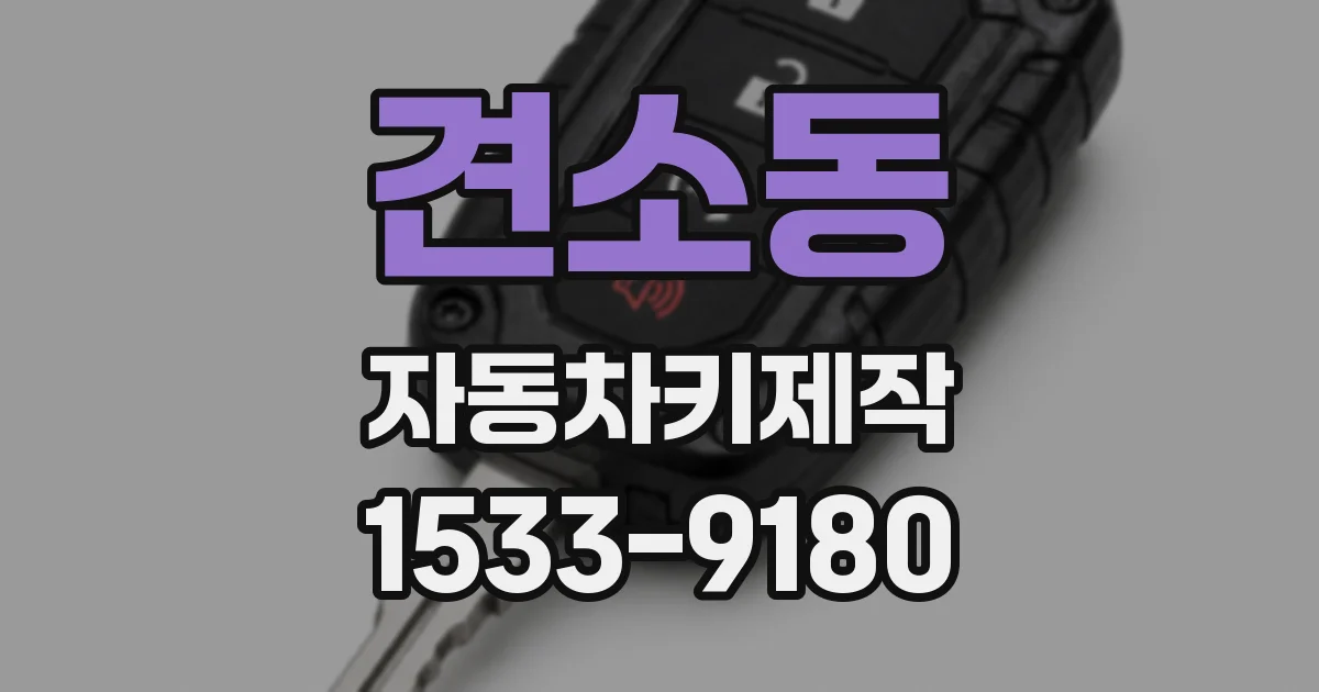 견소동 자동차키제작