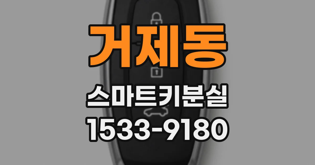 거제동 스마트키분실