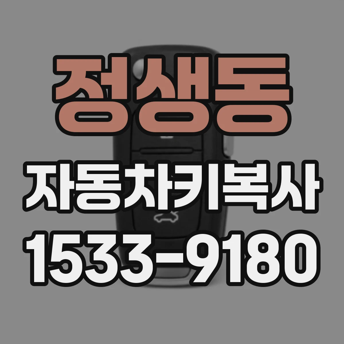 정생동 자동차키복사