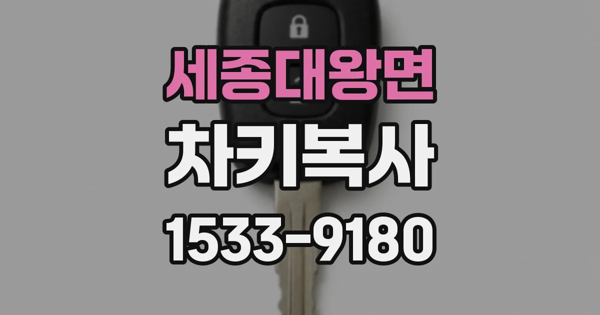 세종대왕면 차키복사