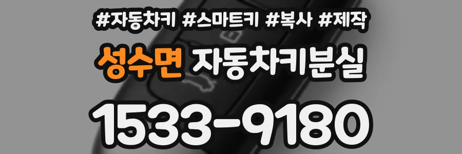 성수면 자동차키분실