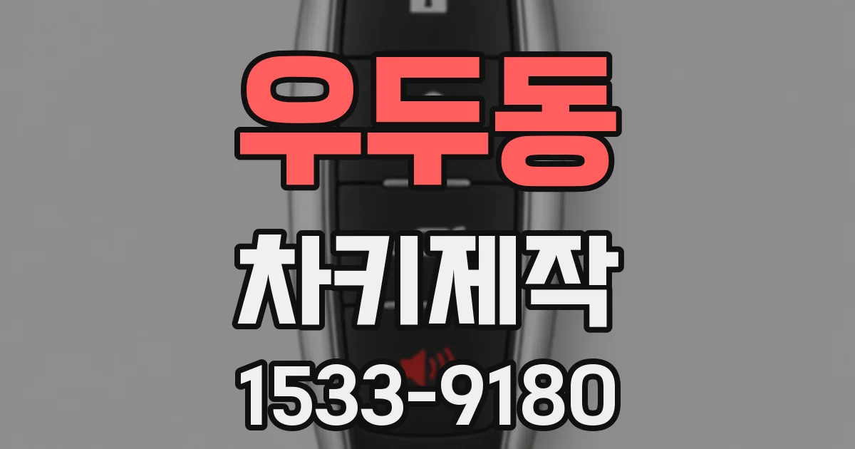 우두동 차키제작