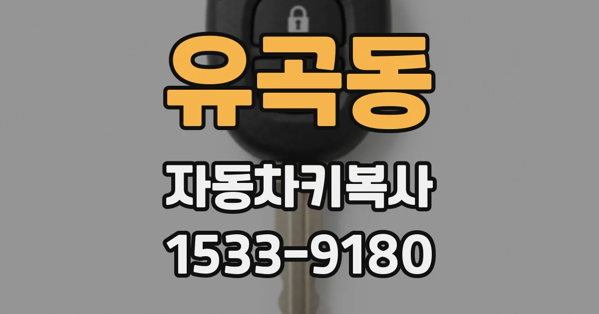 유곡동 자동차키복사