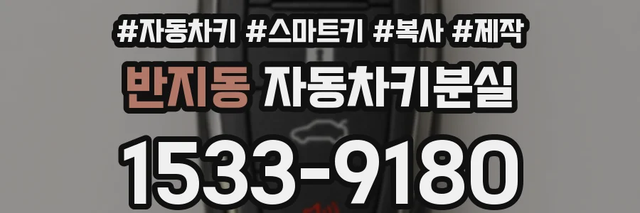 반지동 자동차키분실