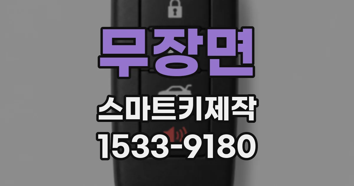 무장면 스마트키제작