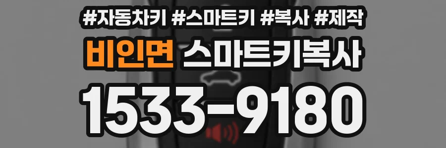 비인면 스마트키복사