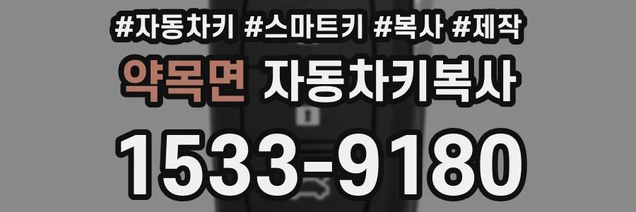 약목면 자동차키복사