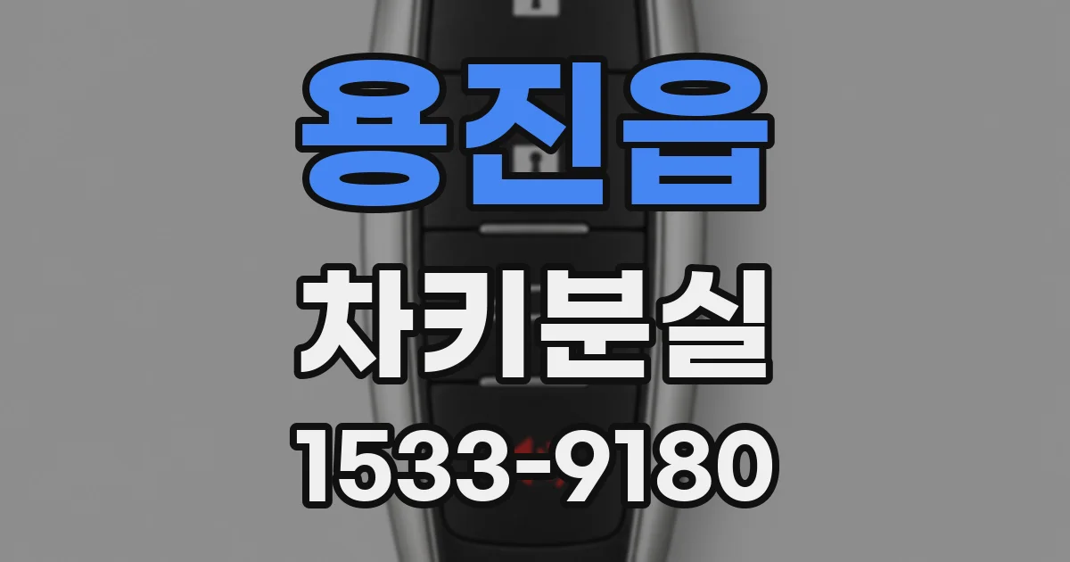용진읍 차키분실
