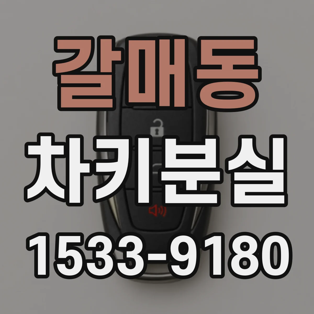 갈매동 차키분실