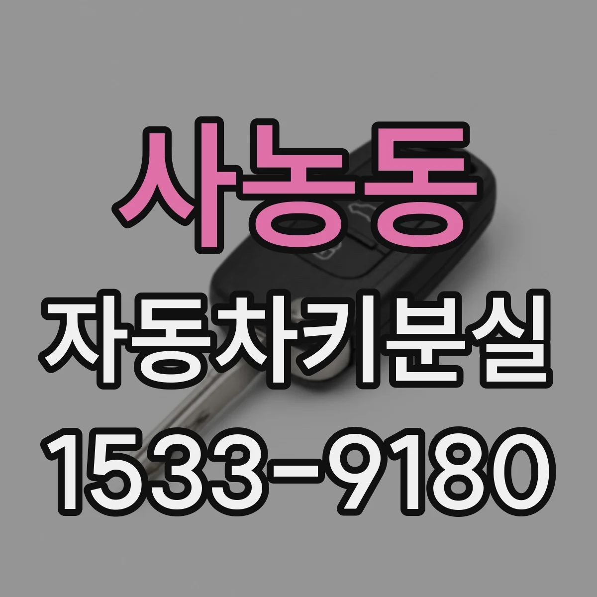 사농동 자동차키분실