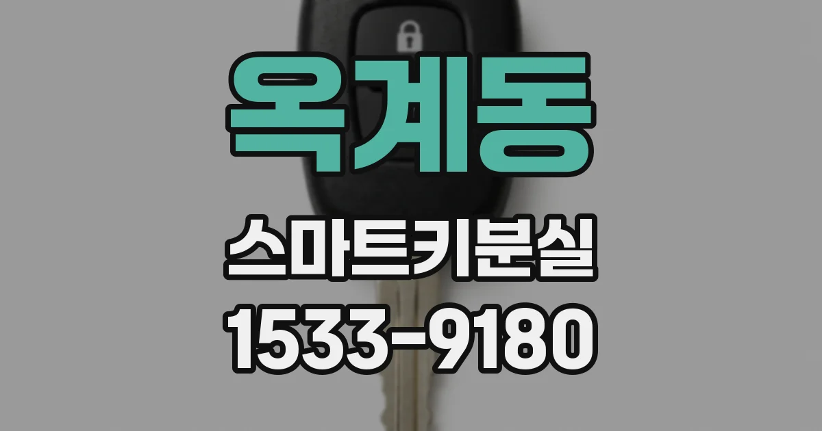 옥계동 스마트키분실