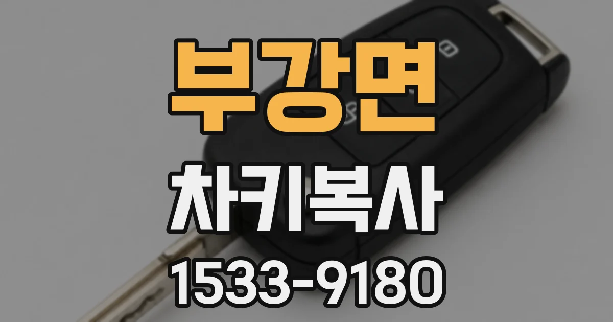 부강면 차키복사