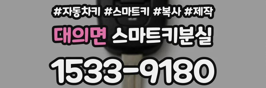 대의면 스마트키분실
