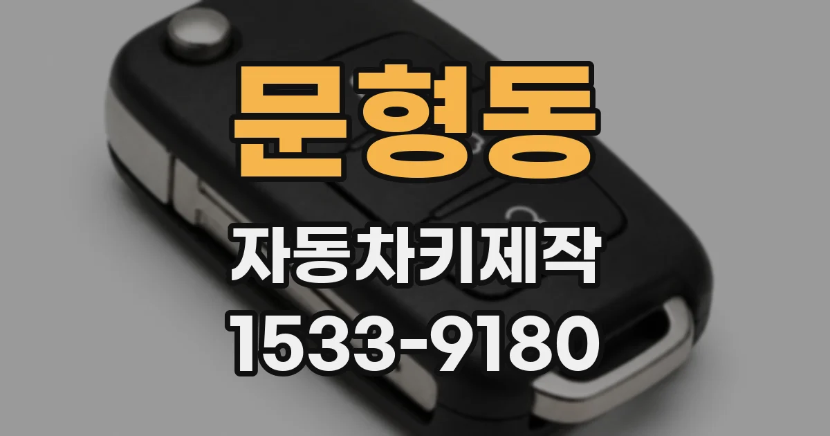 문형동 자동차키제작