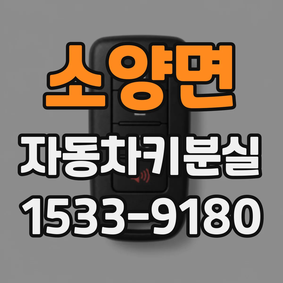 소양면 자동차키분실