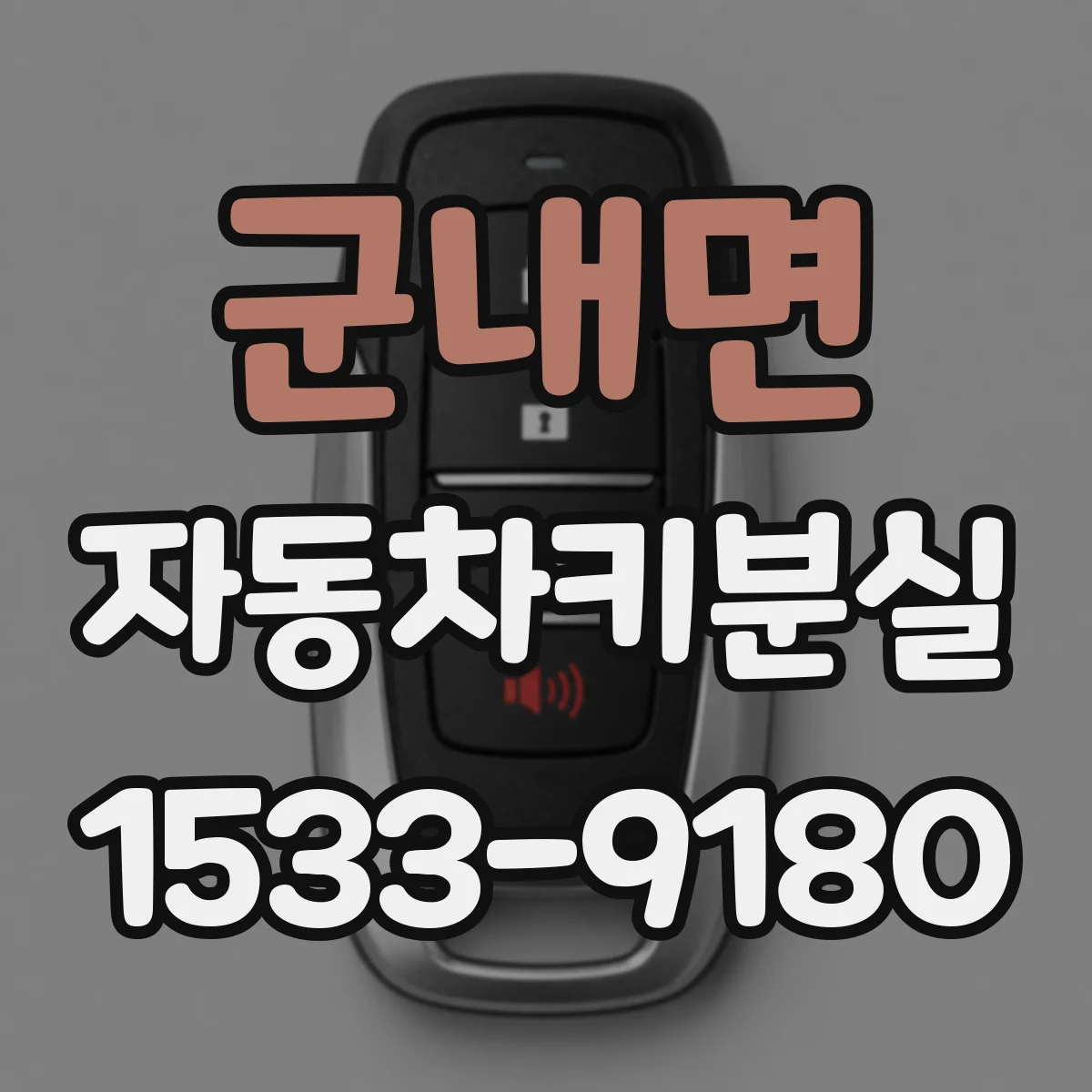 군내면 자동차키분실