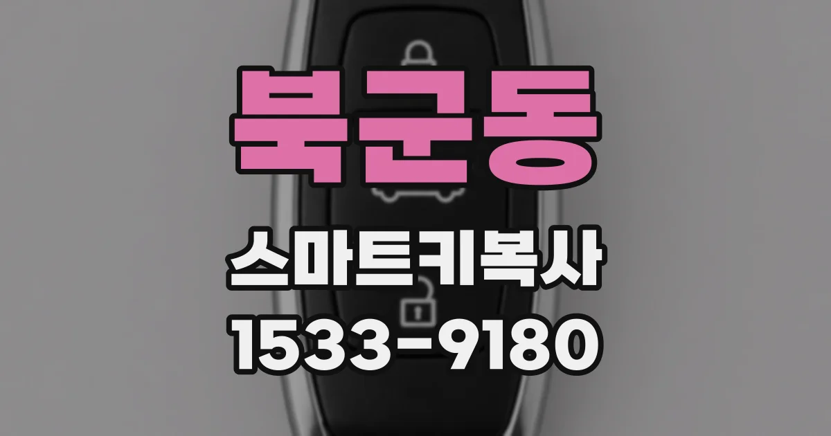 북군동 스마트키복사