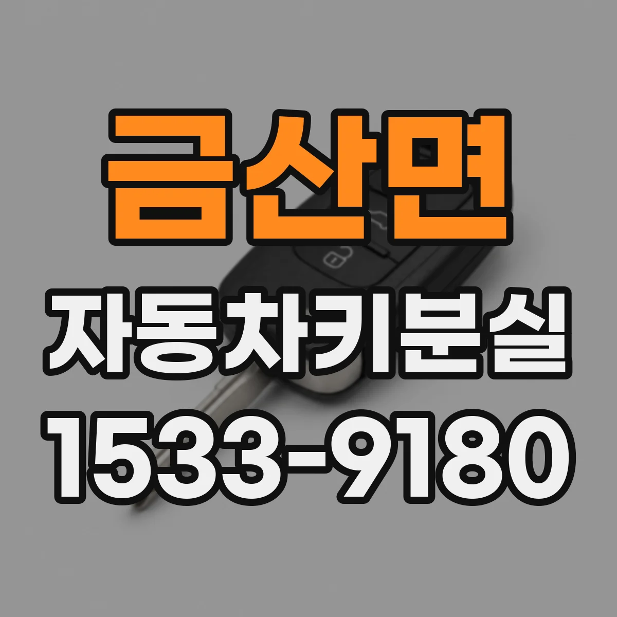 금산면 자동차키분실