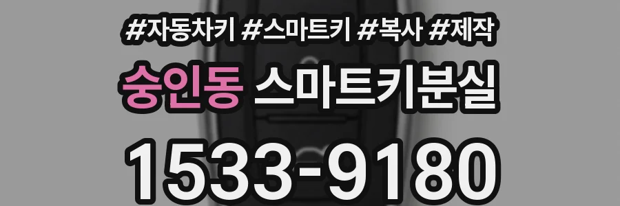 숭인동 스마트키분실