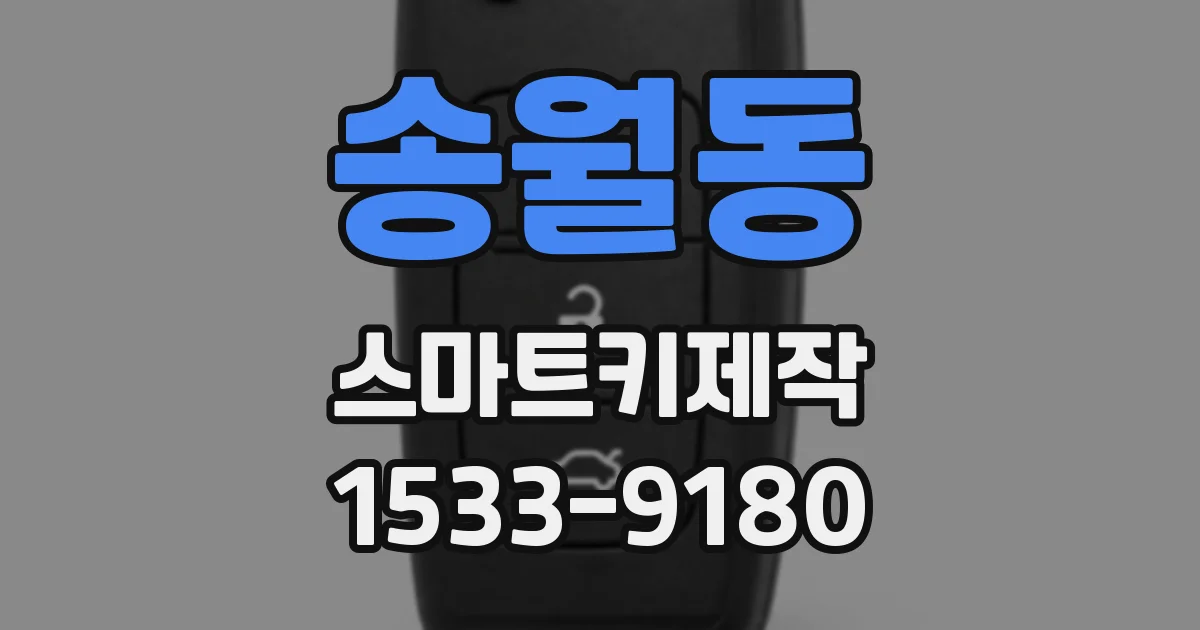 송월동 스마트키제작