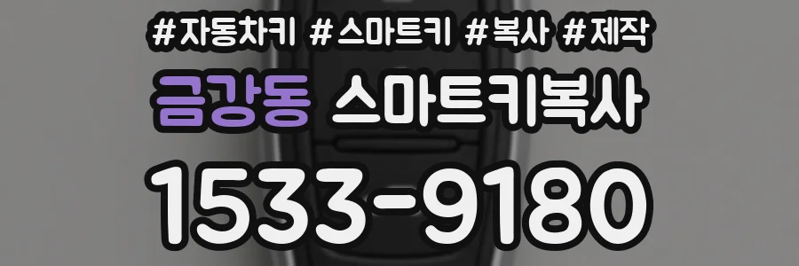 금강동 스마트키복사