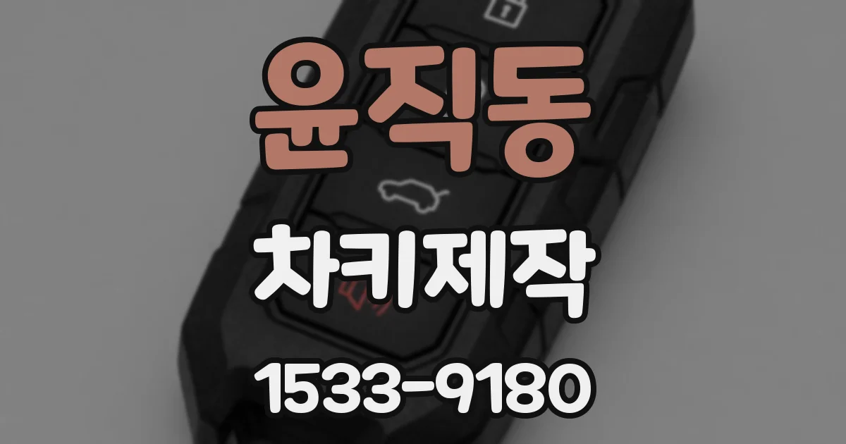 윤직동 차키제작
