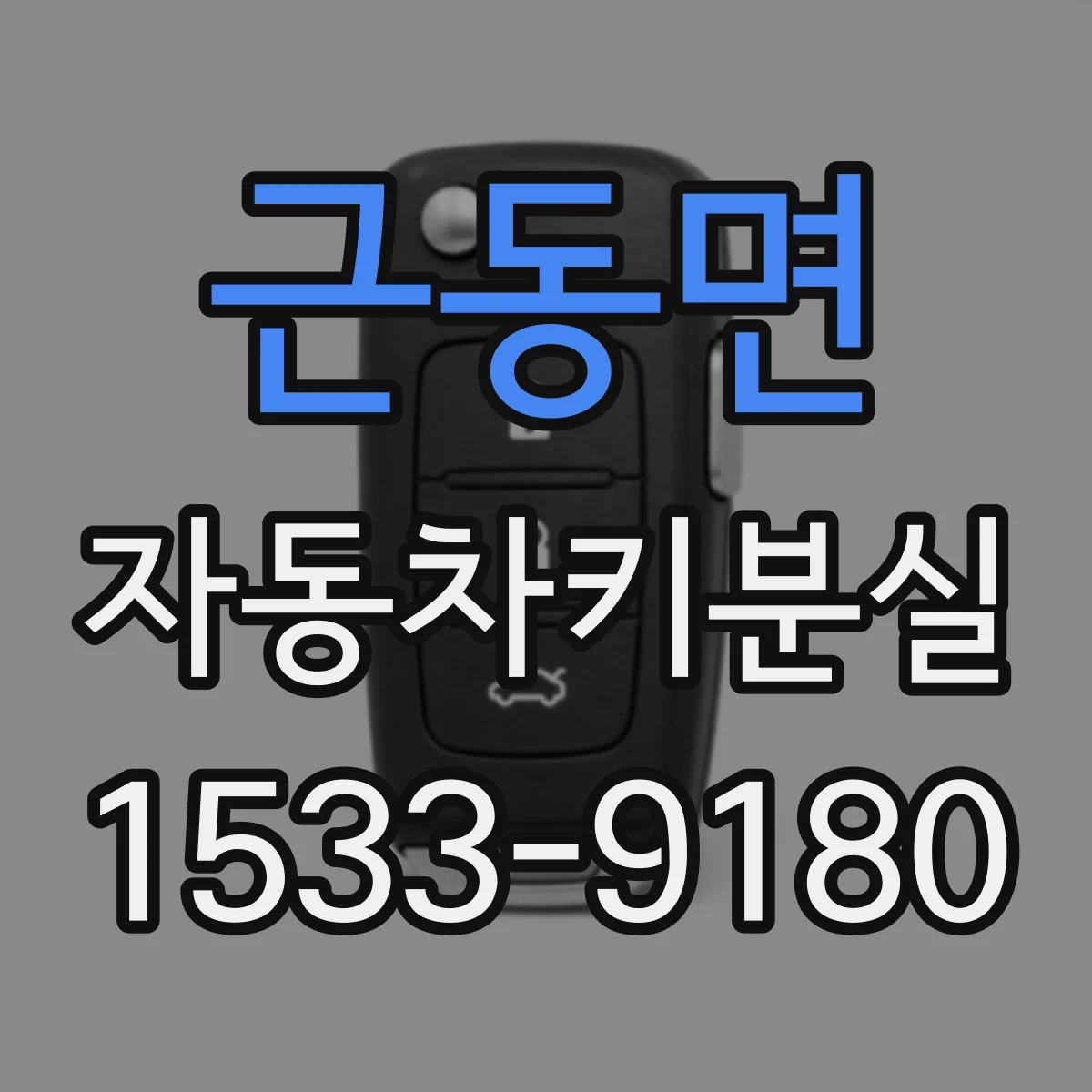 근동면 자동차키분실