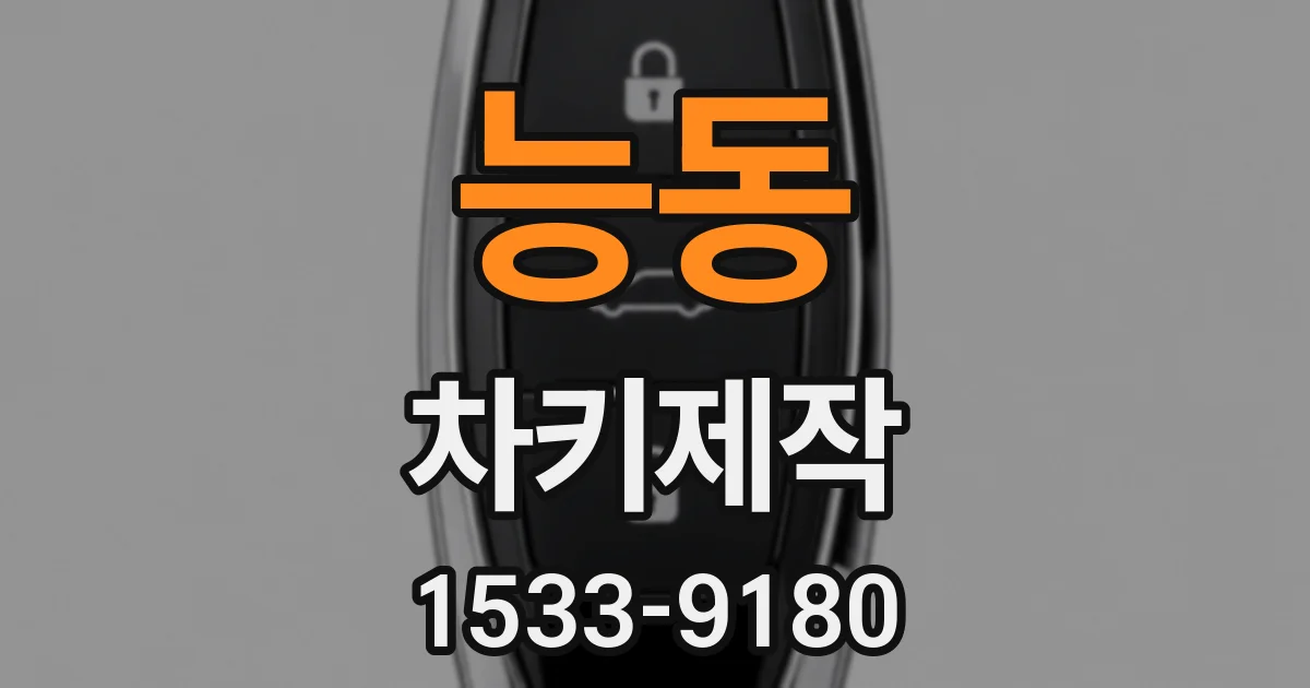 능동 차키제작