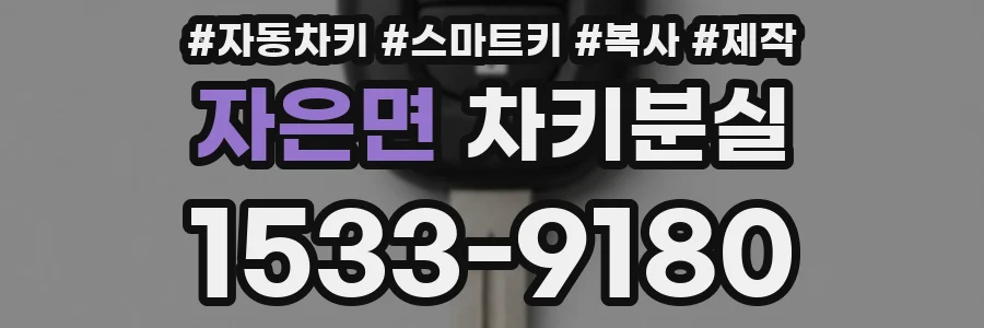 자은면 차키분실