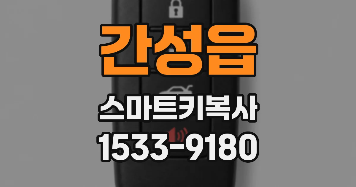 간성읍 스마트키복사