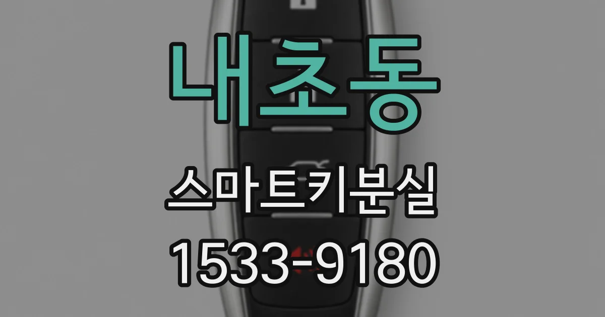 내초동 스마트키분실