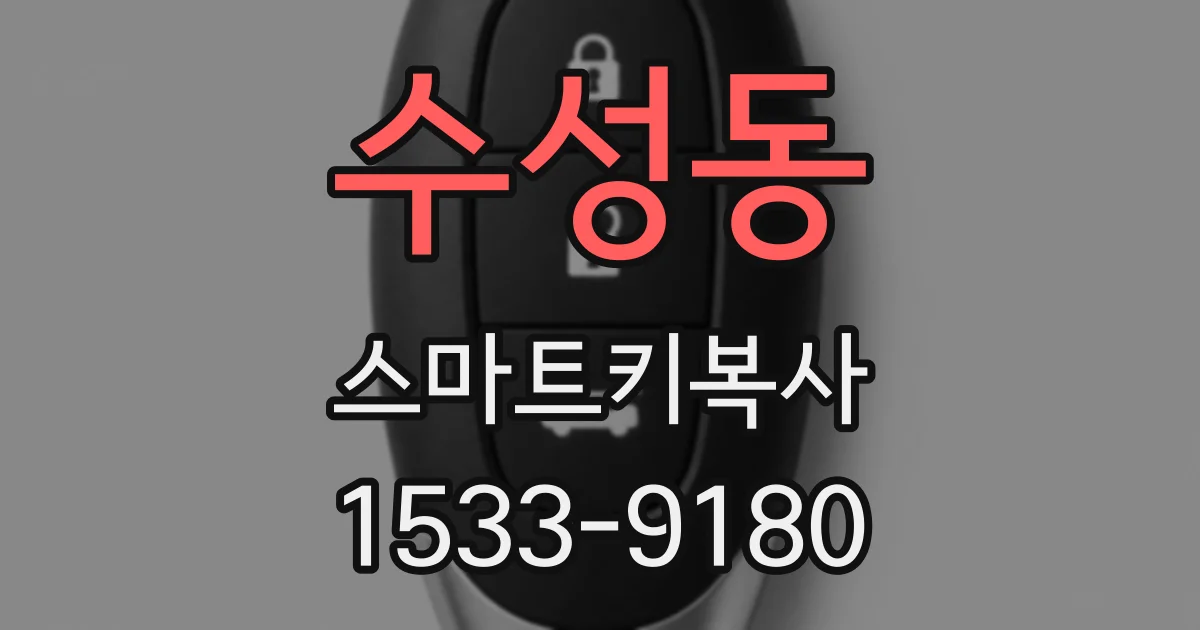 수성동 스마트키복사