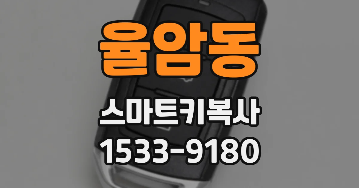 율암동 스마트키복사