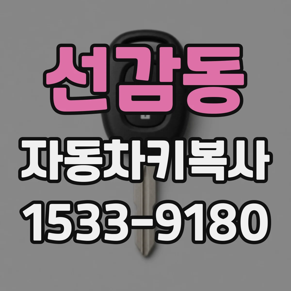 선감동 자동차키복사