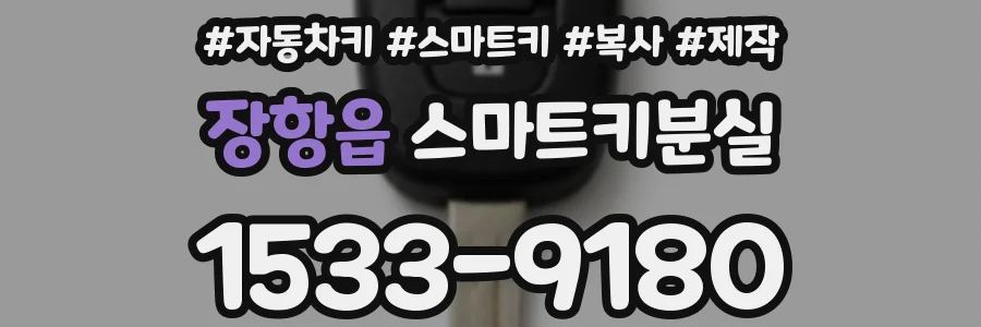 장항읍 스마트키분실