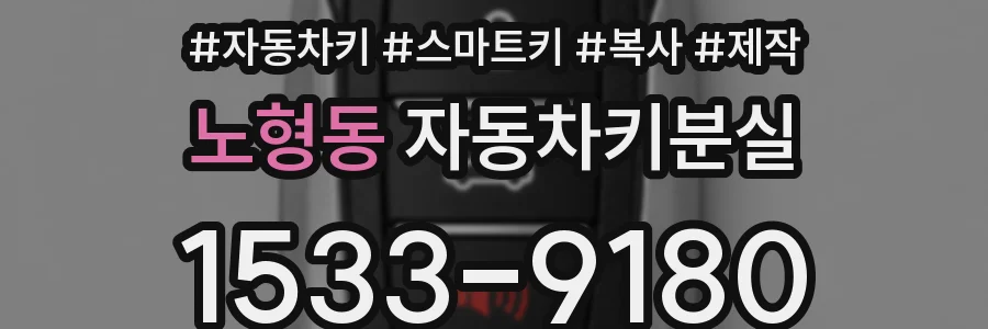 노형동 자동차키분실