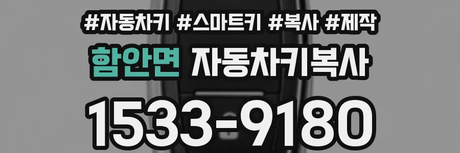 함안면 자동차키복사