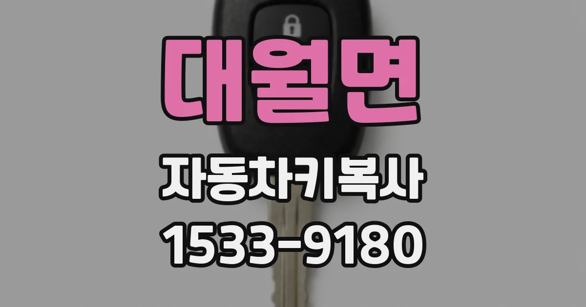 대월면 자동차키복사