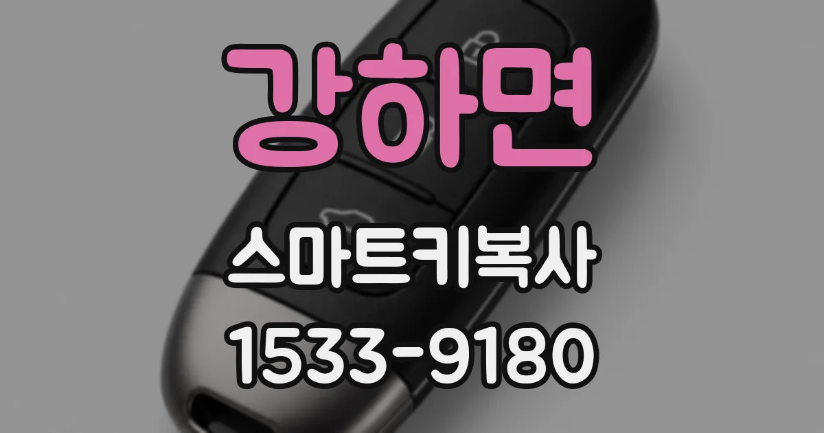 강하면 스마트키복사