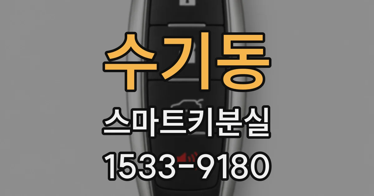 수기동 스마트키분실