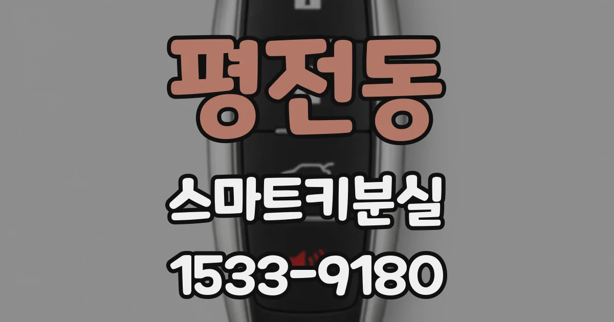 평전동 스마트키분실