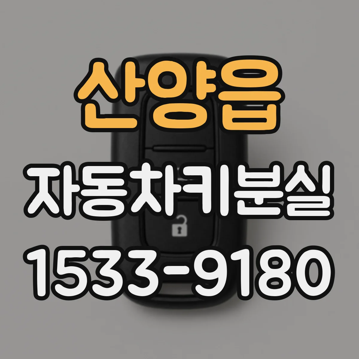 산양읍 자동차키분실