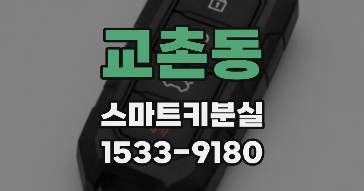 교촌동 스마트키분실