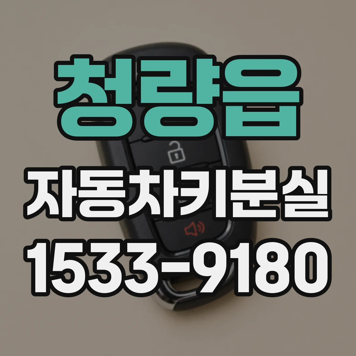 청량읍 자동차키분실