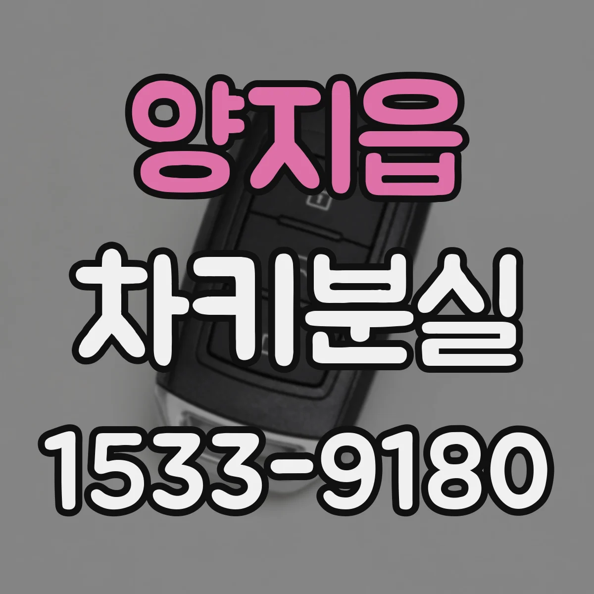양지읍 차키분실