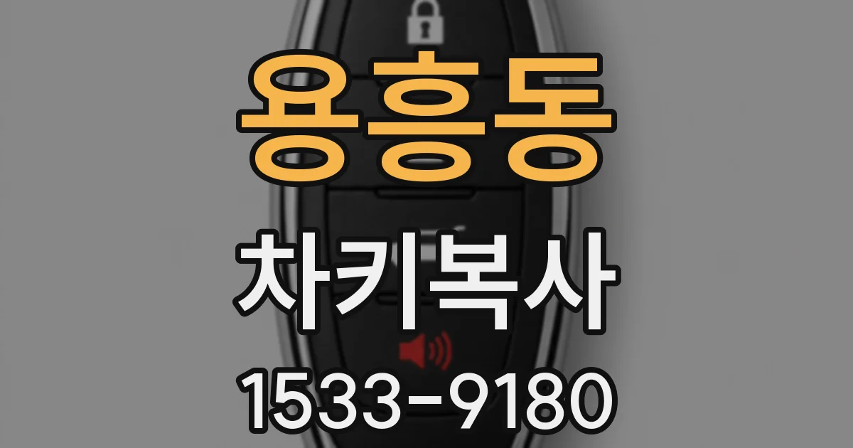 용흥동 차키복사