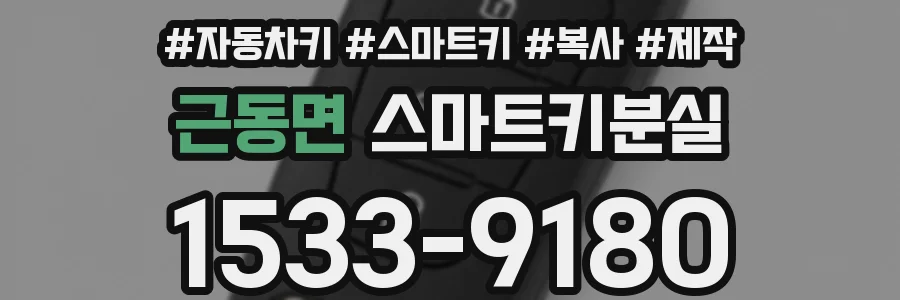 근동면 스마트키분실